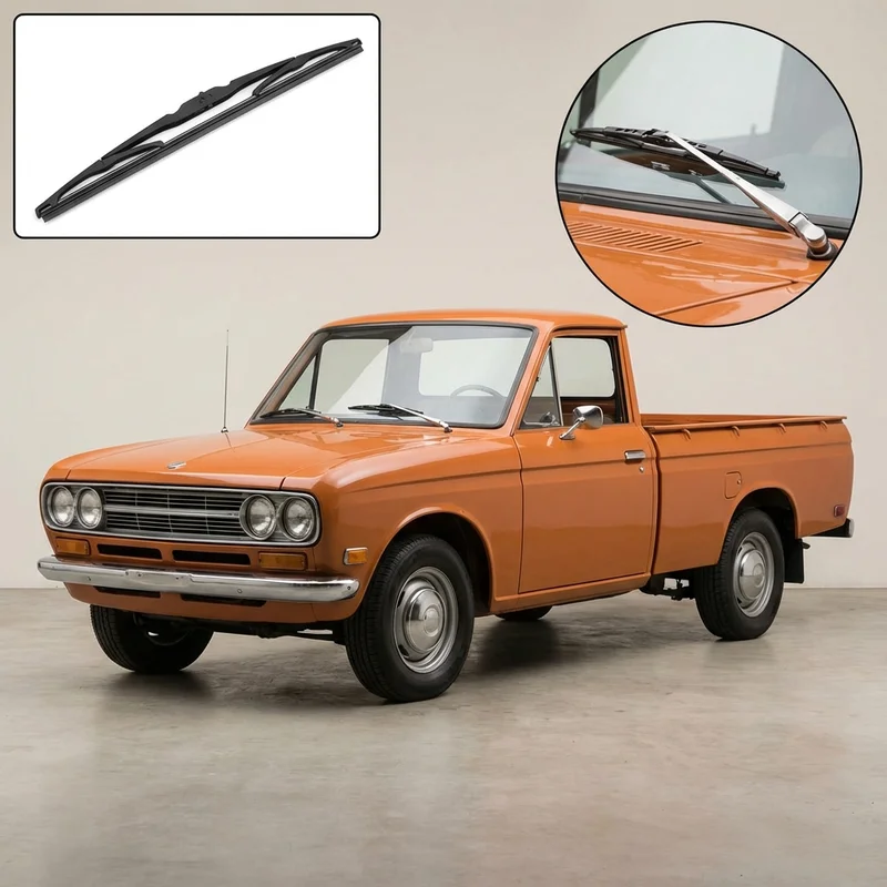 Driver Side Wiper Blade for Nissan 521 Pickup (1968 - 1972) - 1